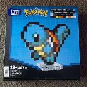 Mega Pokémon Squirtle Pixel Art Set